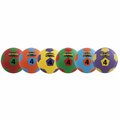 Champion Sports 8.5 in. Rhino Max Playground Soccer Ball Set, Multicolor - Size 4 - Set of 6 CH56075